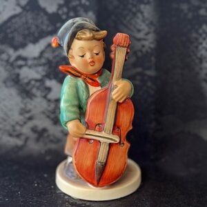 Hummel Bass Player Figurine - Orange and Green No box